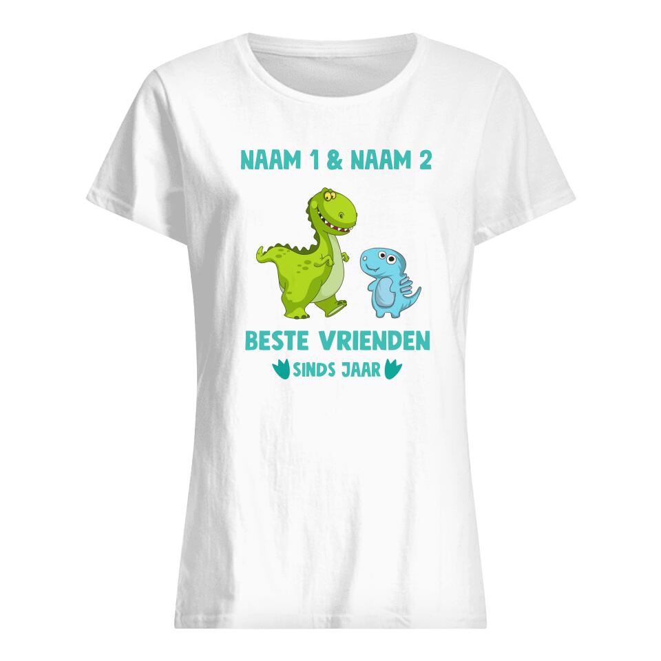 Gepersonaliseerd t shirt voor Nieuwe Mama | Gepersonaliseerd cadeau voor Nieuwe Moeder | Beste Vrienden Sinds Jaar