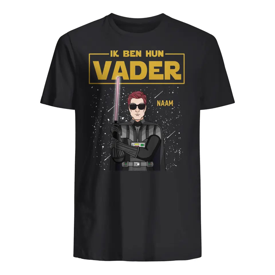 Ik ben hun vader, Ik ben hun moeder | Gepersonaliseerd t shirt voor familie