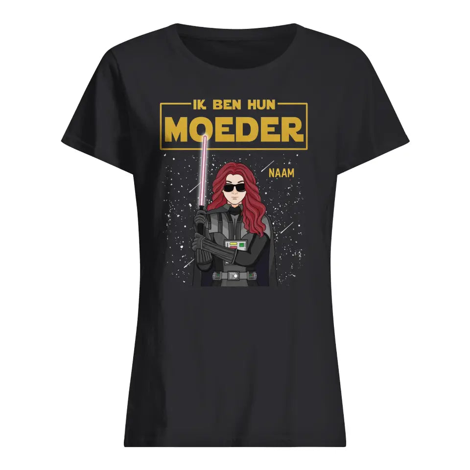 Ik ben hun vader, Ik ben hun moeder | Gepersonaliseerd t shirt voor familie