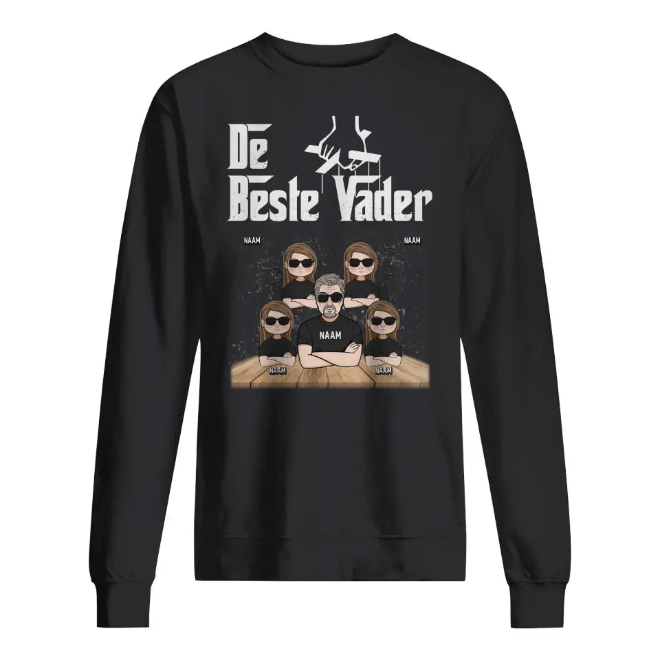 Gepersonaliseerd t shirt voor papa| Gepersonaliseerd cadeau voor vader | De beste Vader