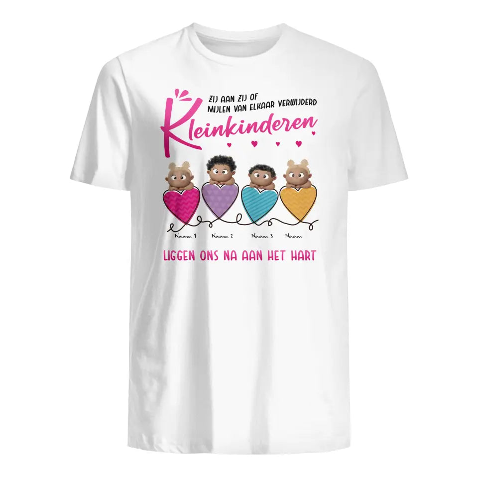 Gepersonaliseerd hoodie voor Oma| Gepersonaliseerd cadeau voor Grootmoeder| Kleinkinderen Liggen Ons Na Aan Het Hart