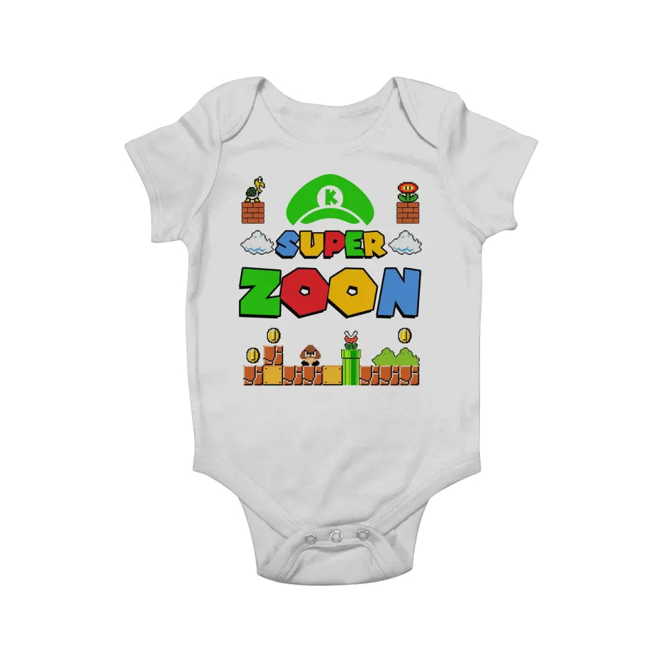 Gepersonaliseerd t-shirt voor Familie | Super Papa Super Zoon Super Dochter
