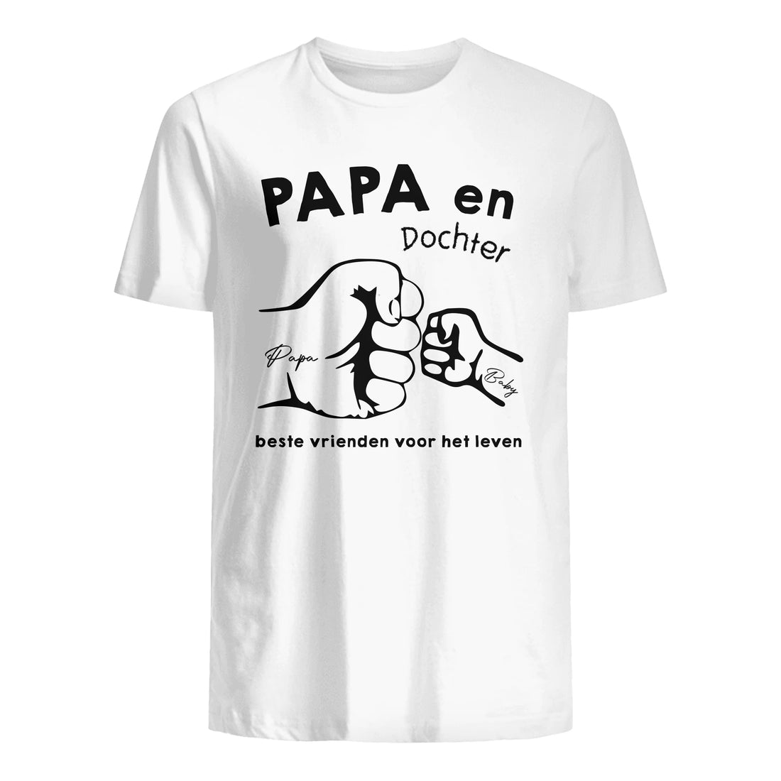 Papa En Dochter/Zoon | Gepersonaliseerd t shirt voor Papa