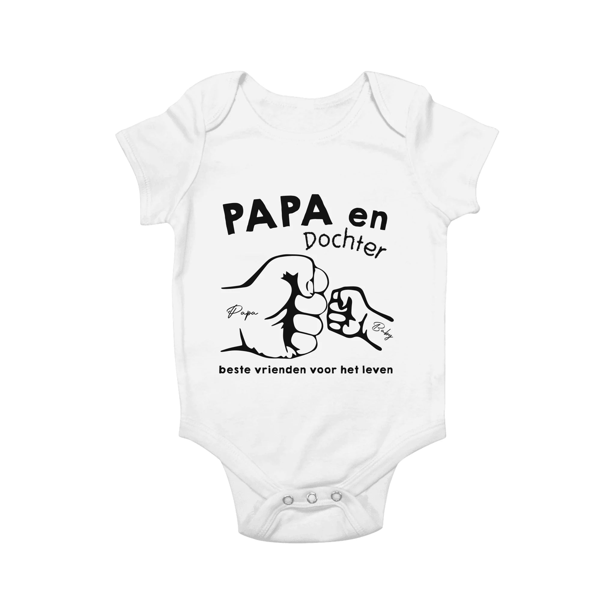 Papa En Dochter/Zoon | Gepersonaliseerd t shirt voor Papa