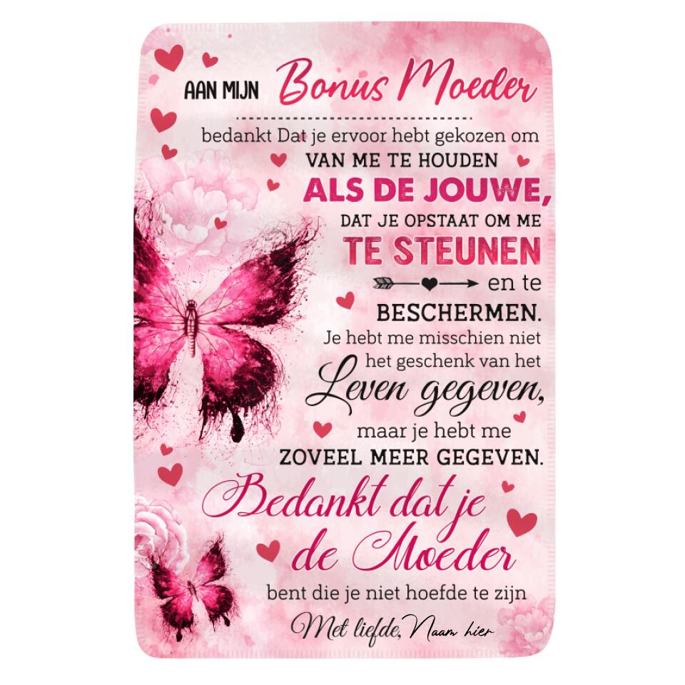 Stiefmoeder Houdt Van Me Als Van Jou, Aanpasbaar Deken Voor Mama