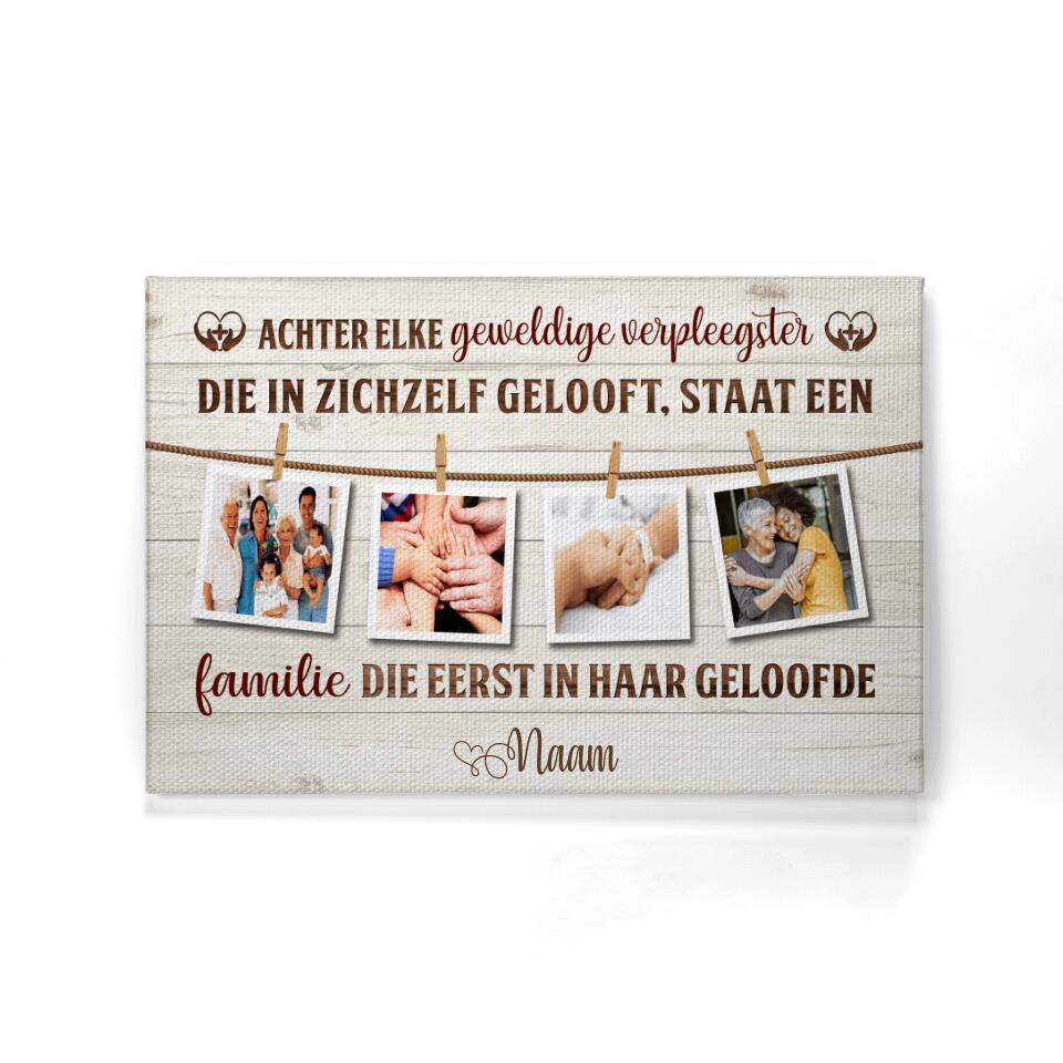 Gepersonaliseerd canvas voor Mama| Gepersonaliseerd cadeau voor Moeder| Geweldige Verpleegster