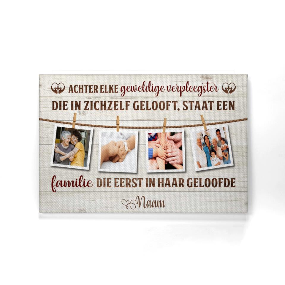 Gepersonaliseerd canvas voor Mama| Gepersonaliseerd cadeau voor Moeder| Geweldige Verpleegster