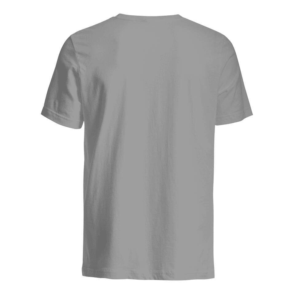 Gepersonaliseerd t shirt voor Papa| Gepersonaliseerd cadeau voor Vader| Duw papa/opa en kinderen