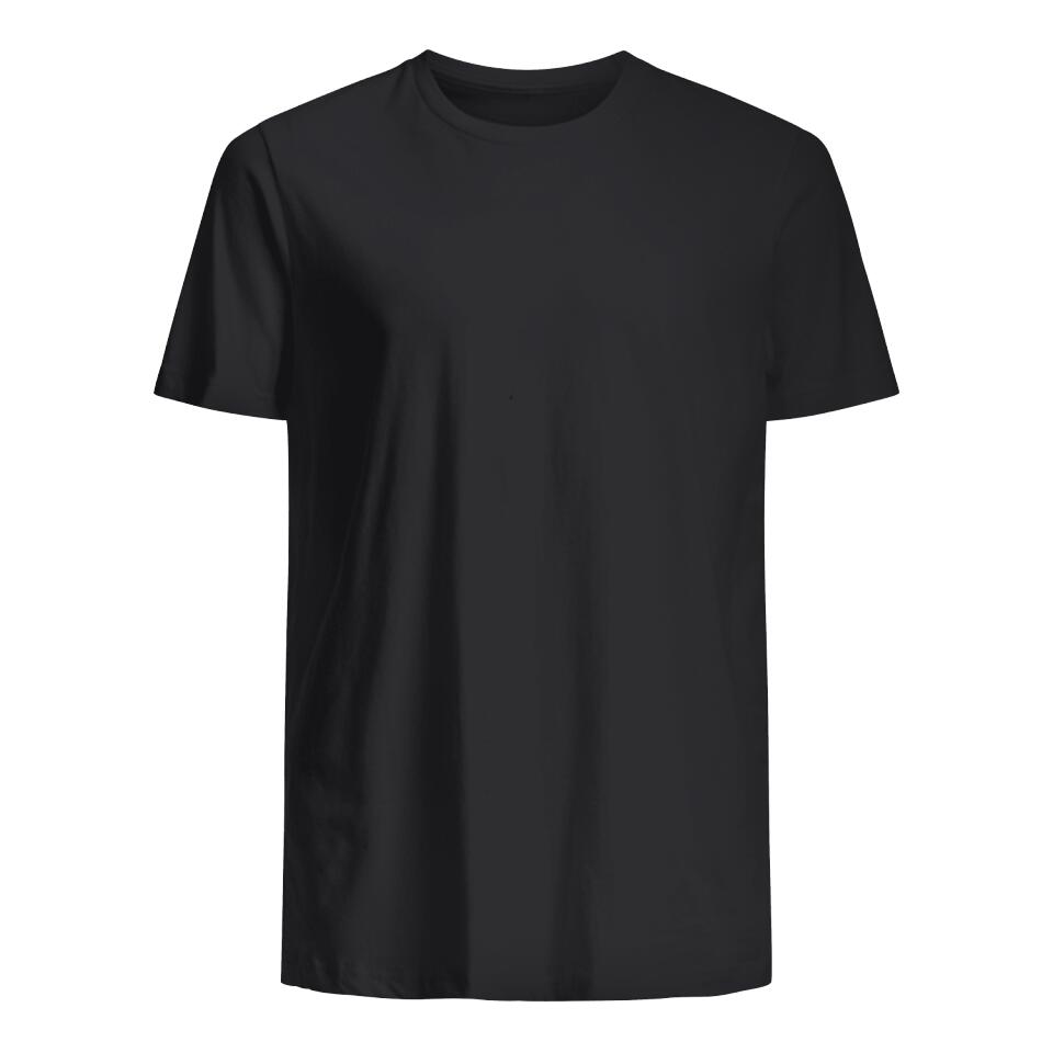 Gepersonaliseerd t shirt voor Papa | Gepersonaliseerd cadeau voor Vader | Het Voetbalteam Van Papa En Honden Vader