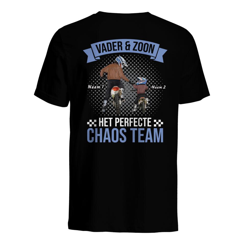 Gepersonaliseerd t shirt voor Papa | Gepersonaliseerd cadeau voor Vader | Perfect Chaos Team