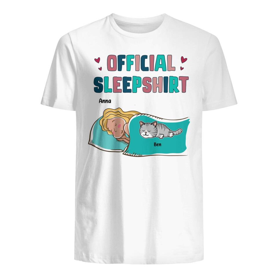 Official Sleepshirt, Aanpasbaar T-shirt Voor Kattenliefhebbers