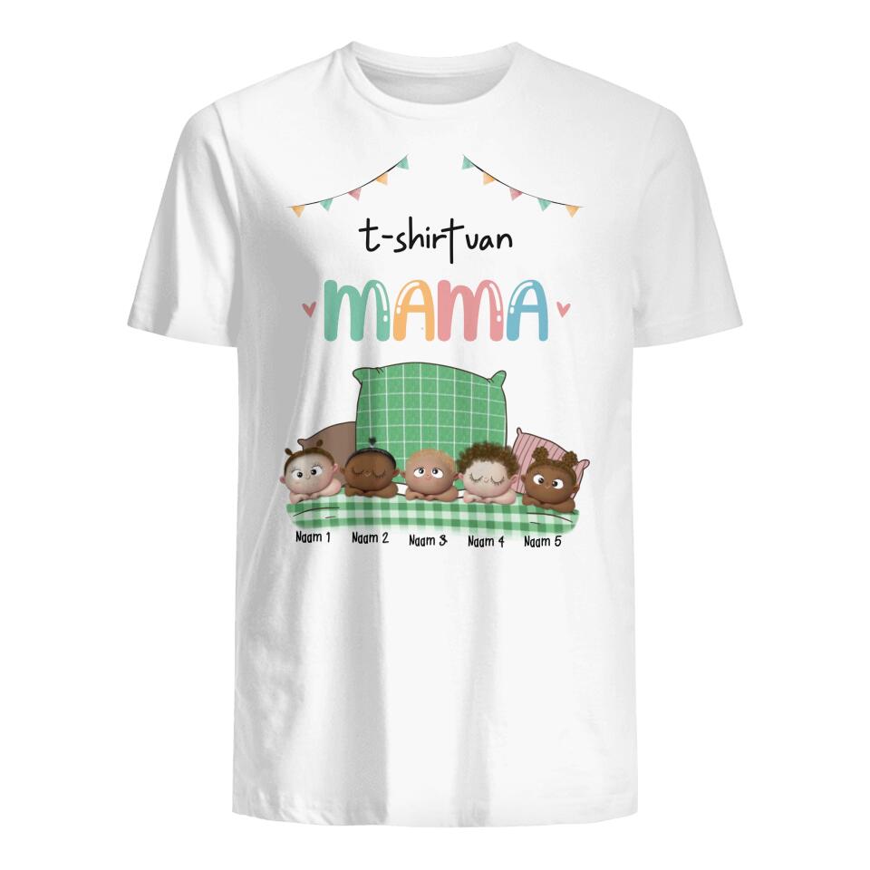 Gepersonaliseerd t shirt voor Mama | Gepersonaliseerd cadeau voor moeder| T-shirt van Mama Oma