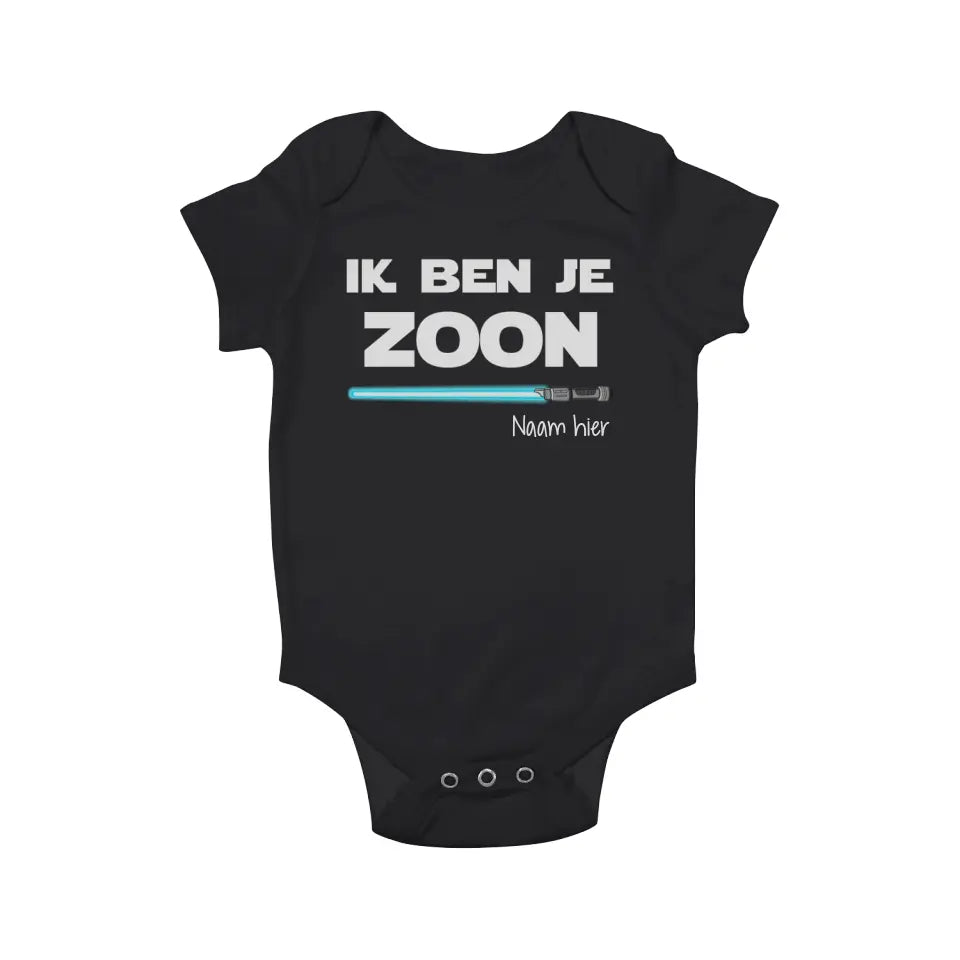 Ik ben je Vader Ik ben je Zoon/Dochter | Gepersonaliseerd T-shirt voor Nieuwe Papa