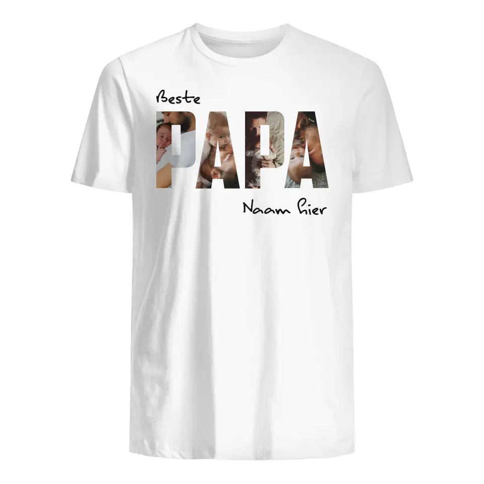 Gepersonaliseerd t shirt voor Nieuwe Papa | Gepersonaliseerd cadeau voor Nieuwe Vader | Beste Papa Beste Zoon Dochter