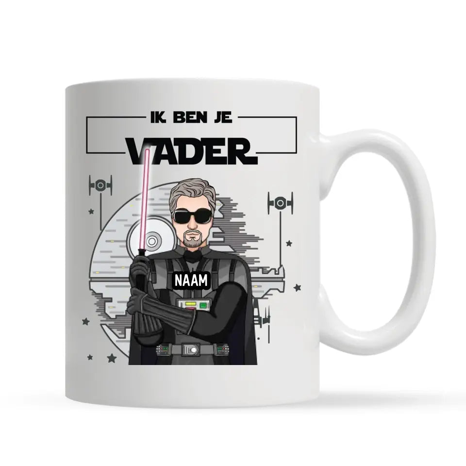 Gepersonaliseerd mok voor papa | Gepersonaliseerd cadeau voor vader | Ik ben je vader we leefden in je ballen