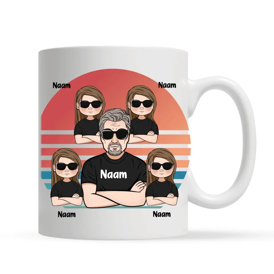 Gepersonaliseerd mok voor papa | Gepersonaliseerd cadeau voor vader | Lieve papa, bedankt voor het doneren van je sperma wij zijn echt