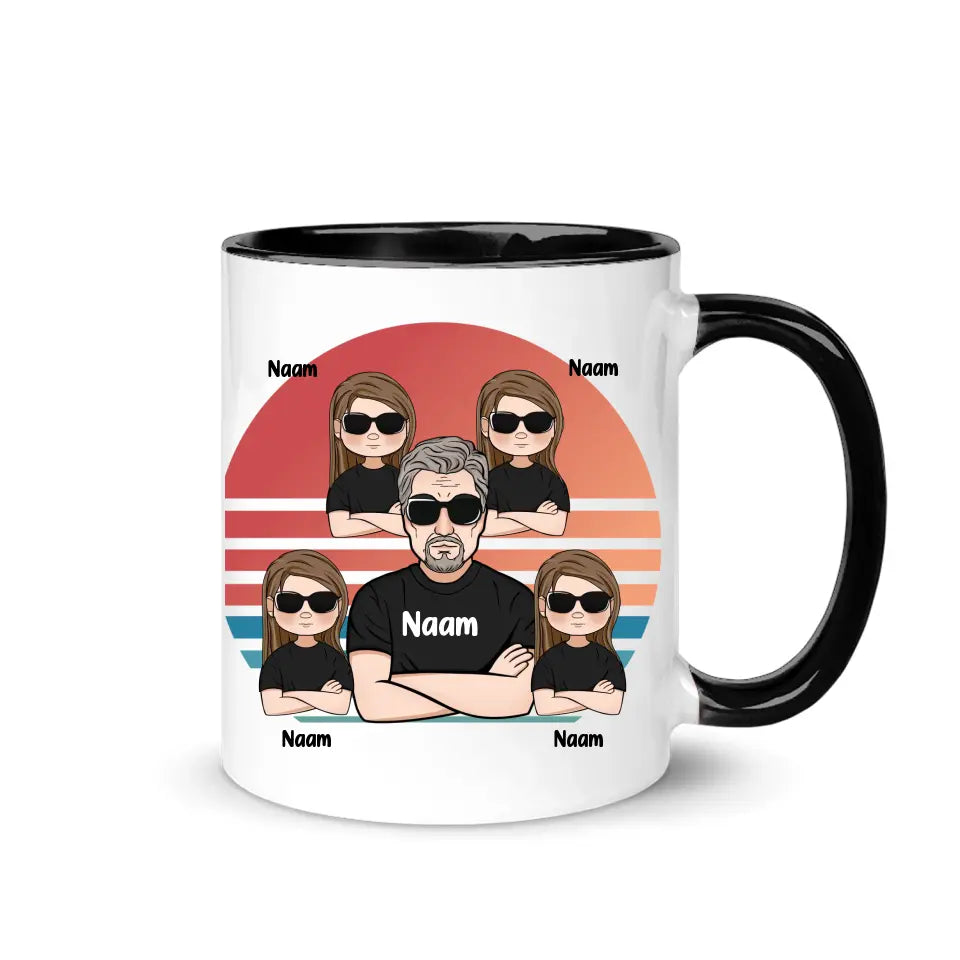 Gepersonaliseerd mok voor papa | Gepersonaliseerd cadeau voor vader | Lieve papa, bedankt voor het doneren van je sperma wij zijn echt