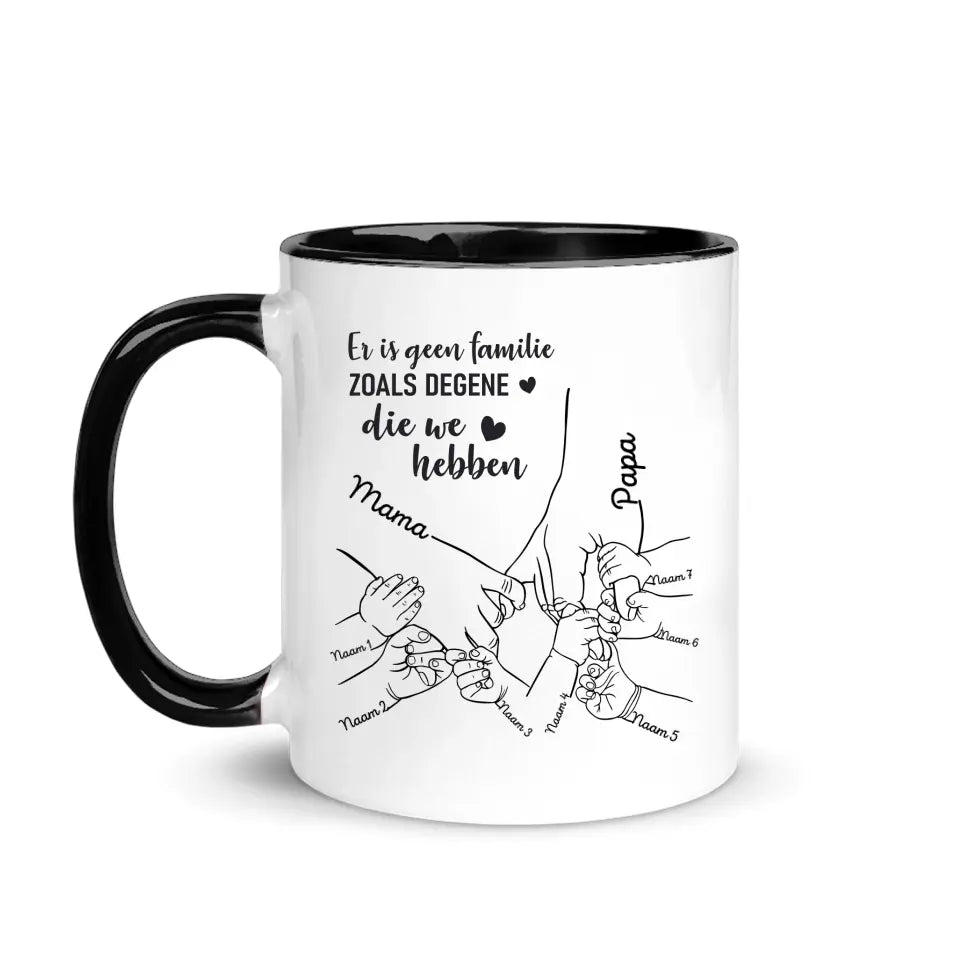 Gepersonaliseerd mok voor familie | Gepersonaliseerd cadeau voor familie | Er is geen familie zoals degene die we hebben