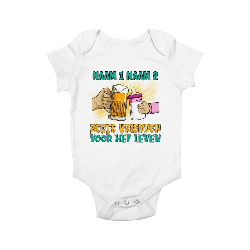 Gepersonaliseerd t shirt voor papa| Gepersonaliseerd cadeau voor vader |Beste Vrienden Voor Het Leven