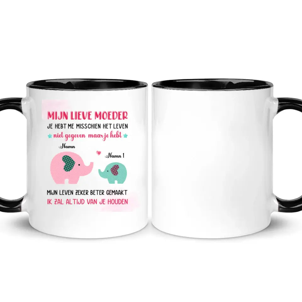 Gepersonaliseerd mok voor Mama | Gepersonaliseerd cadeau voor Moeder |Mijn Lieve Moeder