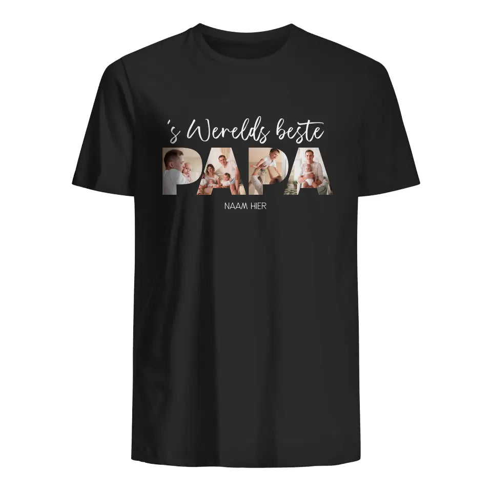 Gepersonaliseerd t-shirt voor papa | 's Werelds beste 
Papa