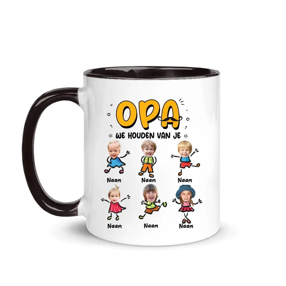 Gepersonaliseerd mok voor papa | Papa we houden van je