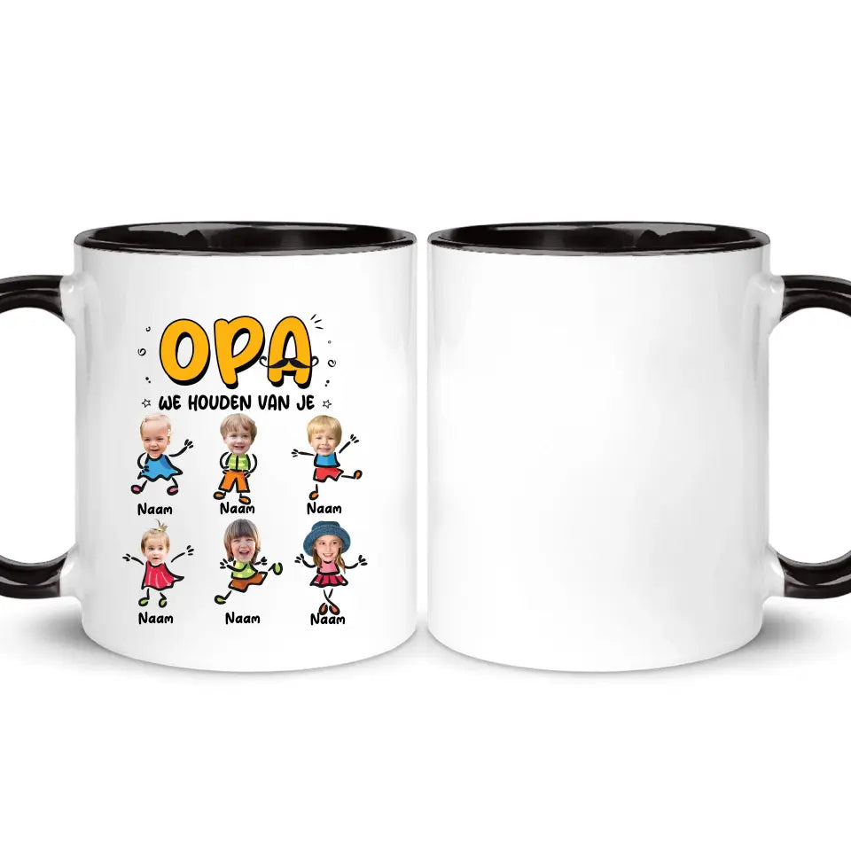 Gepersonaliseerd mok voor papa | Papa we houden van je