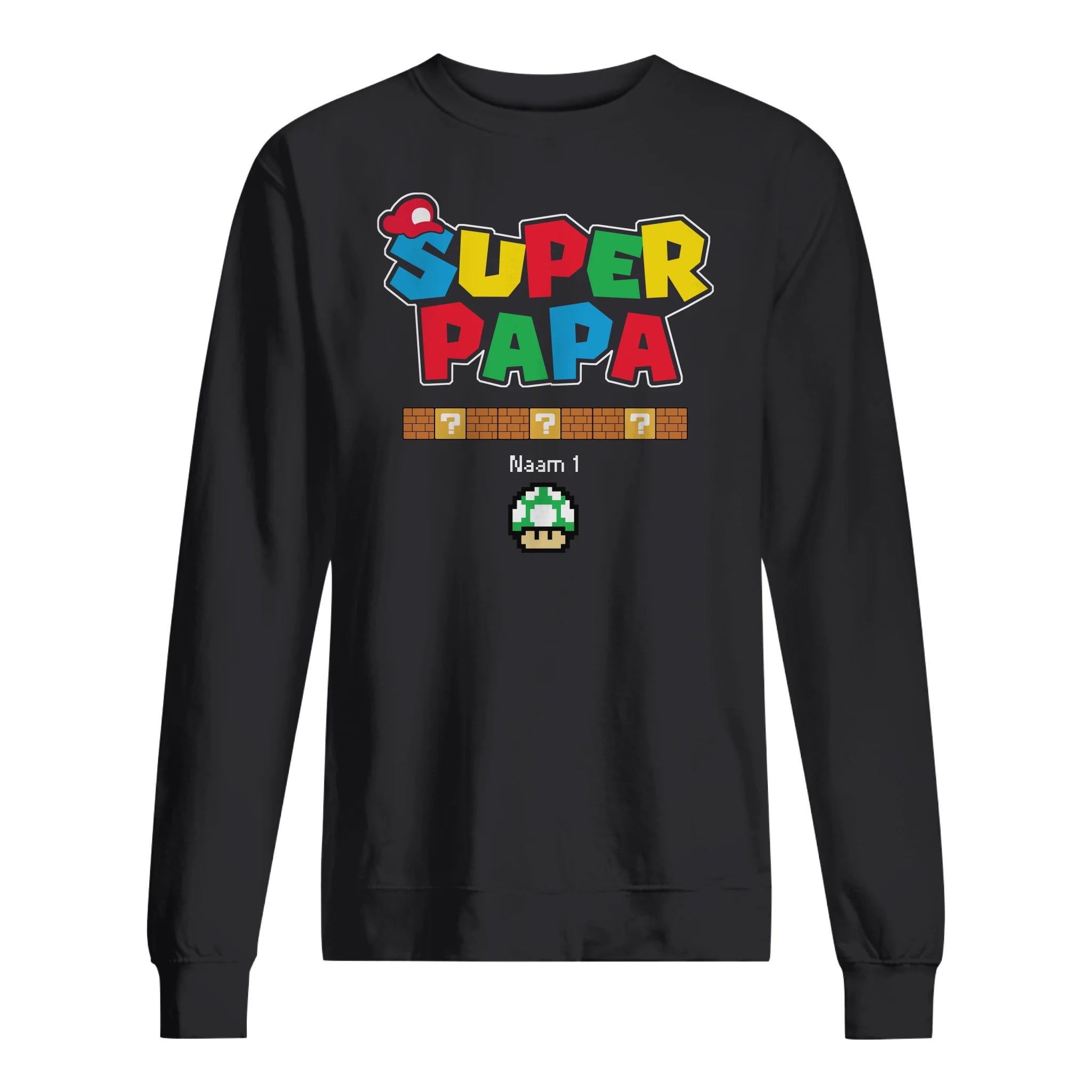 Super Papa | Gepersonaliseerd T-shirt voor papa