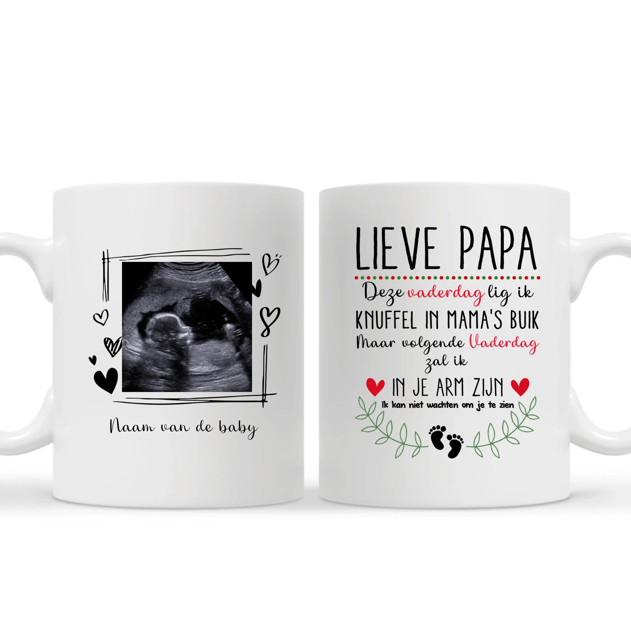 Beste Papa Deze Vaderdag | Gepersonaliseerd mok voor Papa