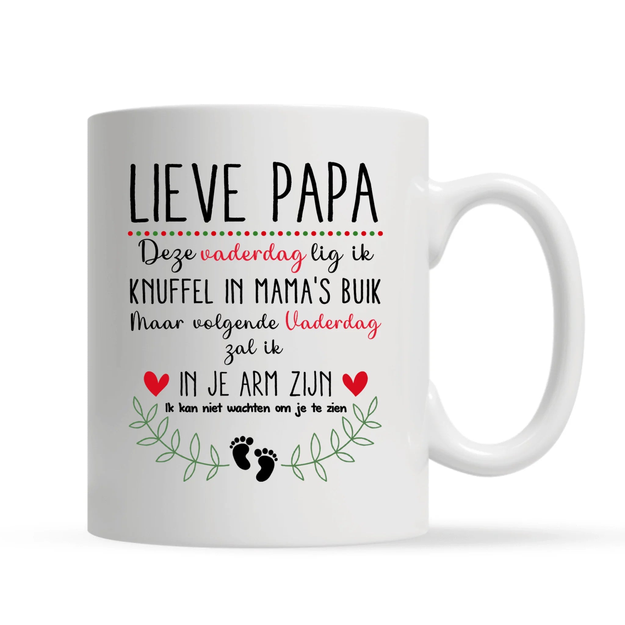 Beste Papa Deze Vaderdag | Gepersonaliseerd mok voor Papa