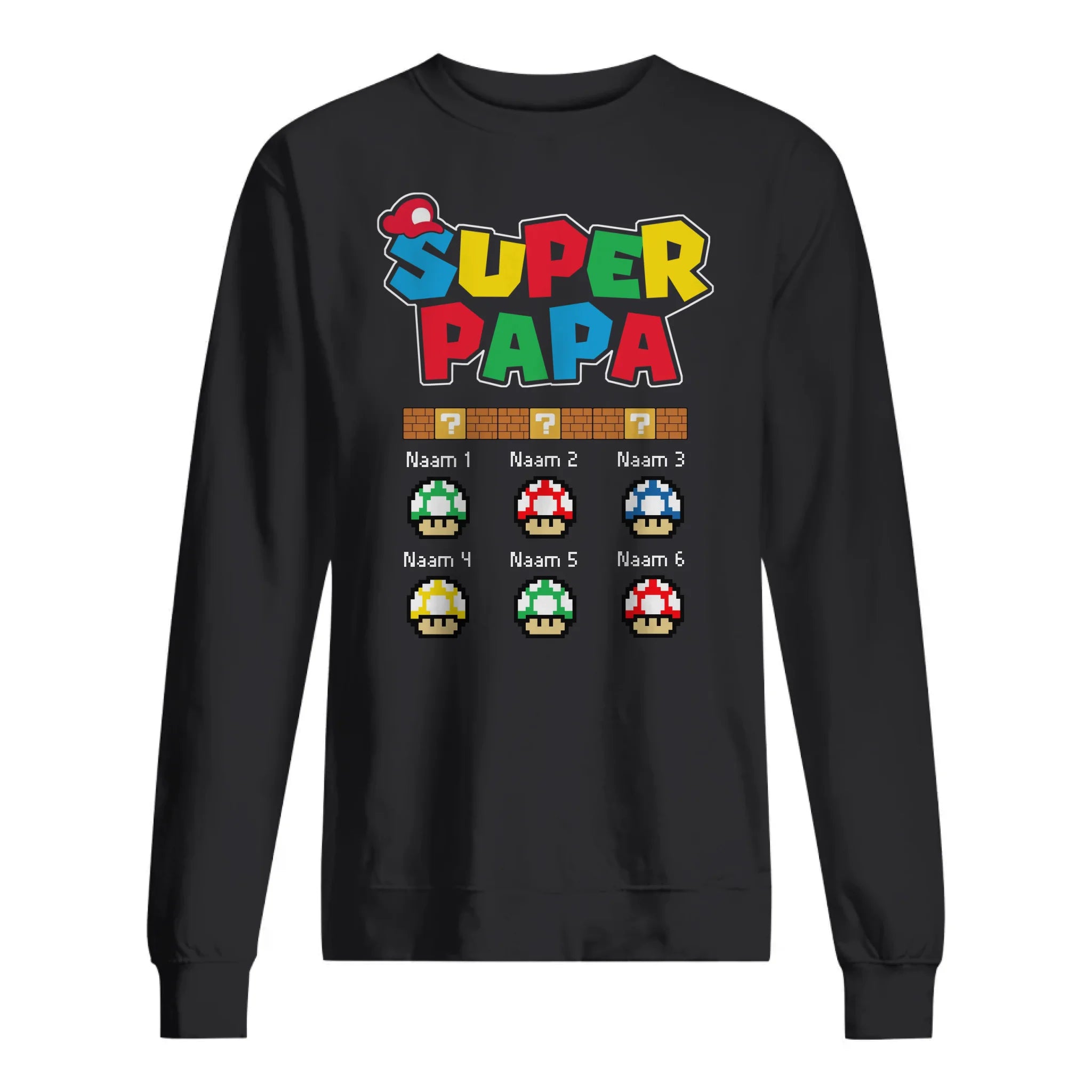 Super Papa Sweatshirt | Gepersonaliseerd Sweatshirt voor Papa