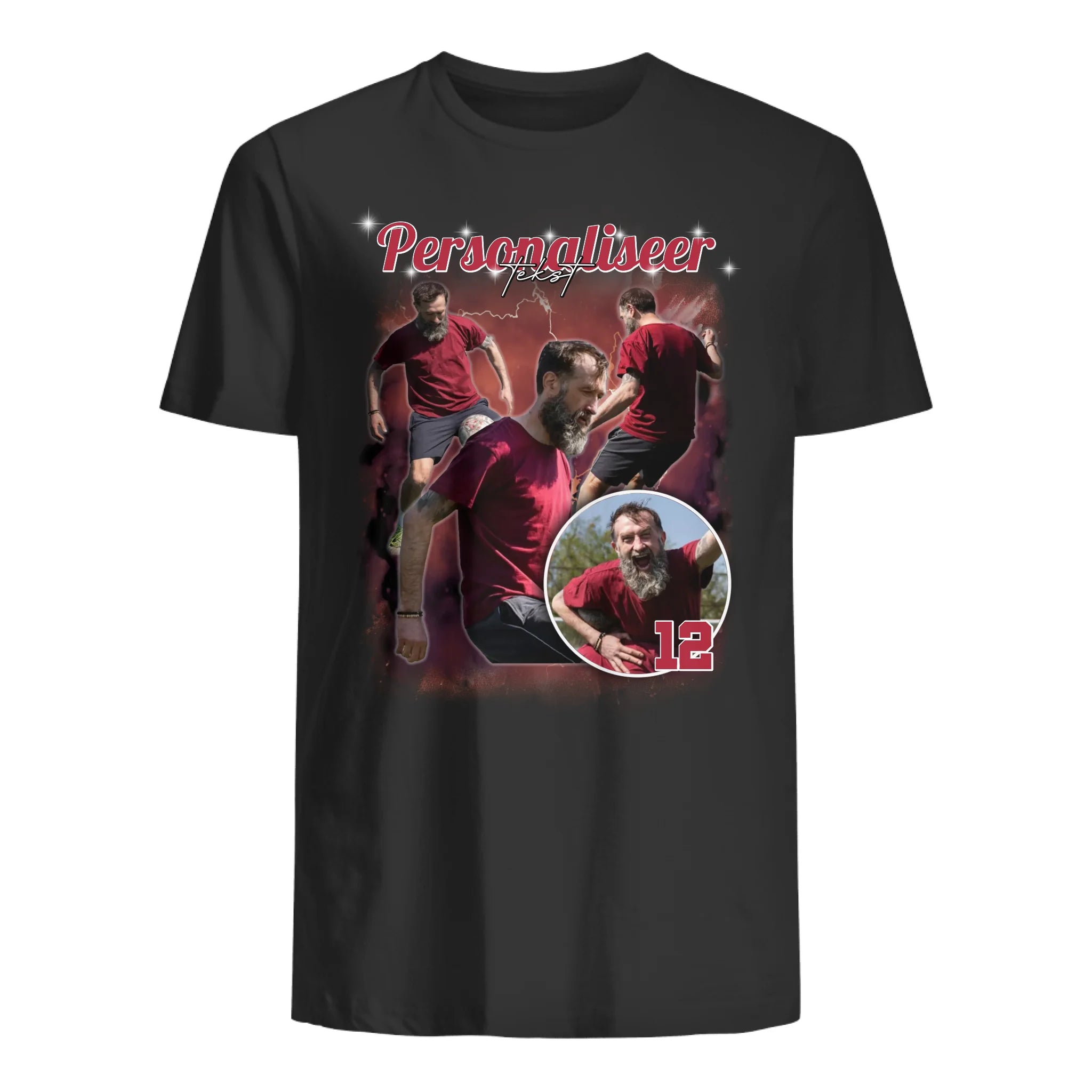 Football bootleg Sweatshirt | Gepersonaliseerd sweatshirt voor papa