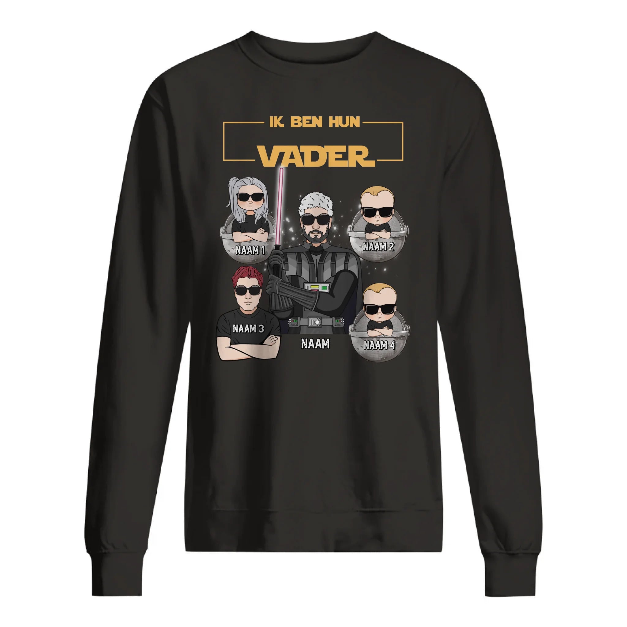 Ik Ben Je Vader Sweatshirt| Gepersonaliseerd Sweatshirt voor Papa