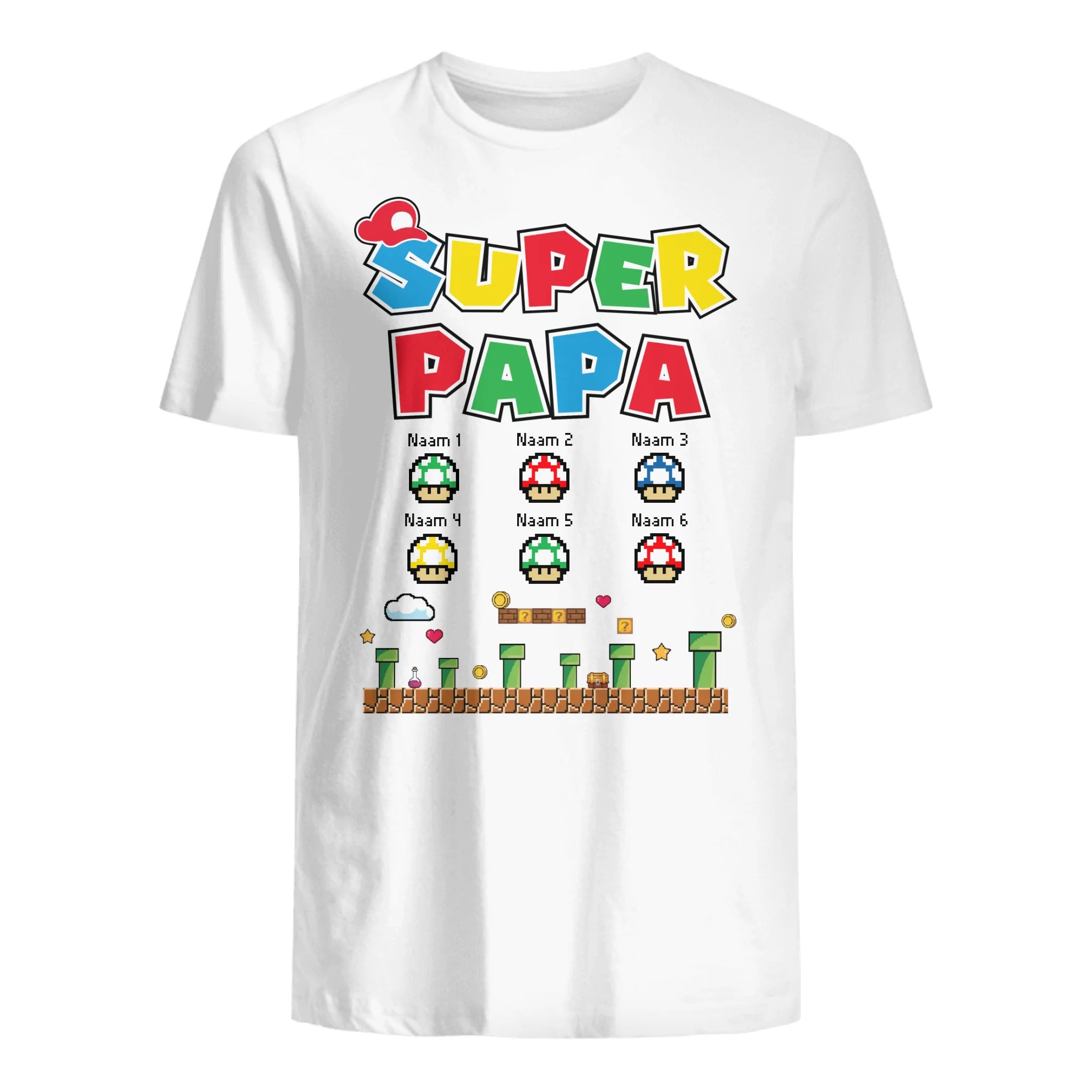 Super Papa licht Sweatshirt | Gepersonaliseerd Sweatshirt voor Papa