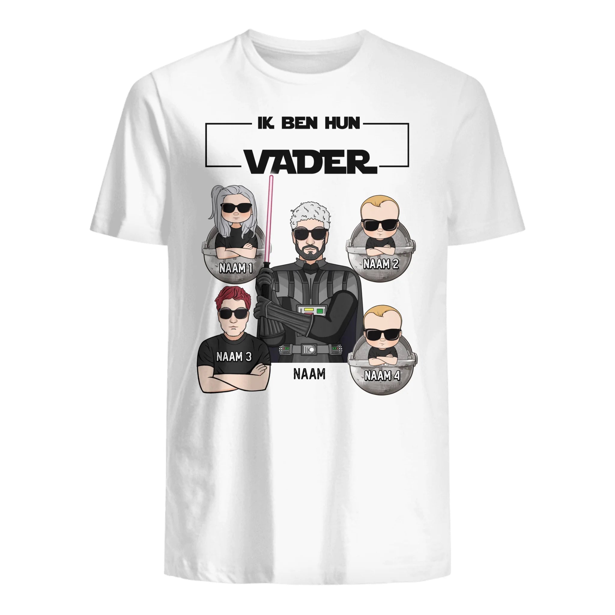 Ik ben hun Vader Sweatshirt | Gepersonaliseerd Sweatshirt voor Papa