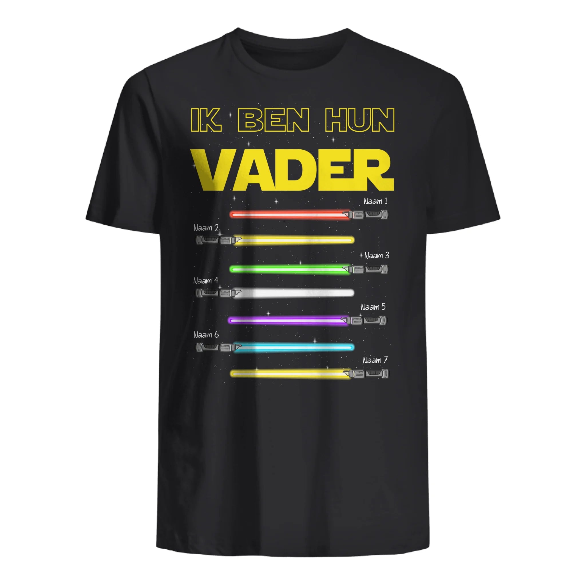 Ik Ben Hun Vader Lichtzwaard Sweatshirt | Gepersonaliseerd Sweatshirt voor Papa