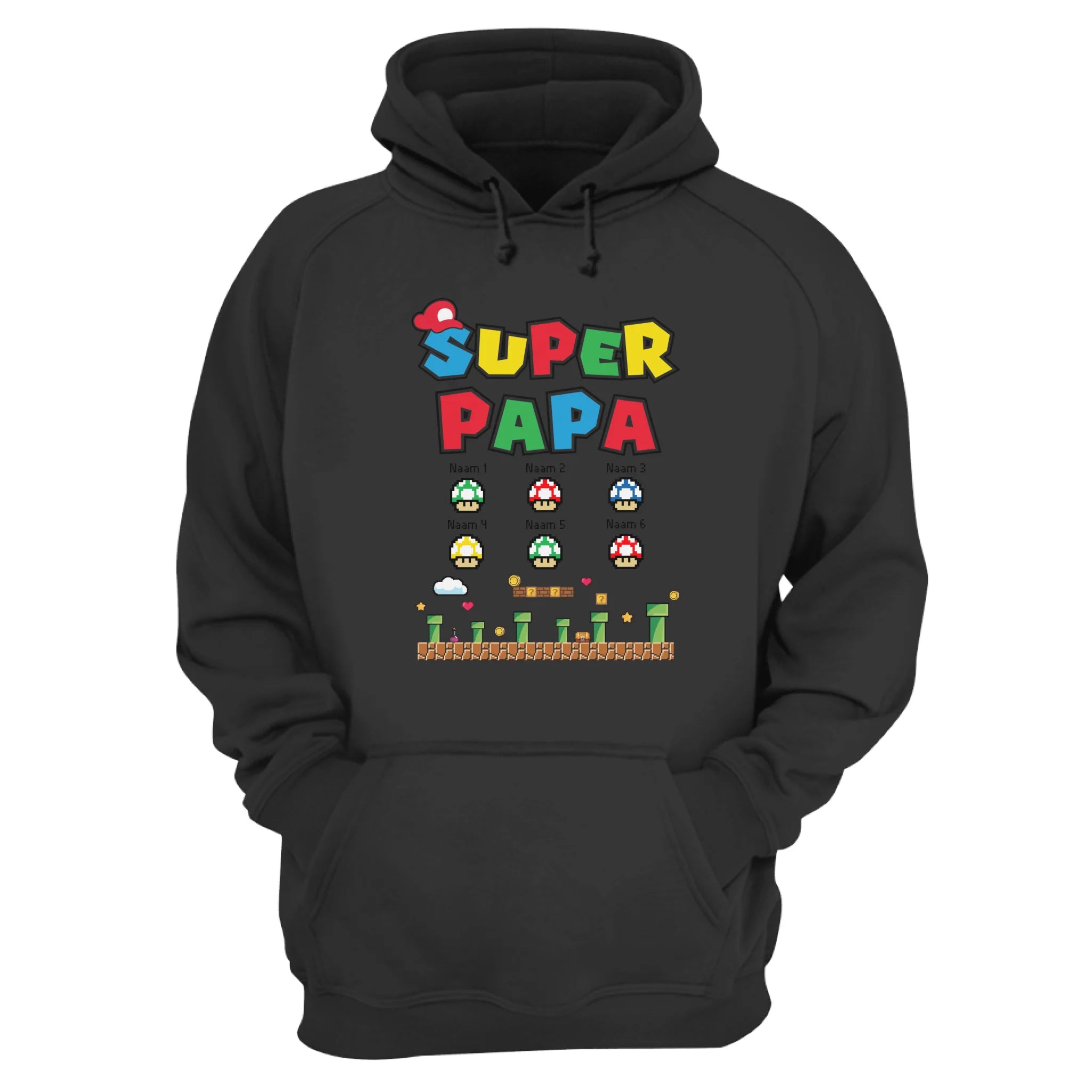 Super Papa licht Sweatshirt | Gepersonaliseerd Sweatshirt voor Papa