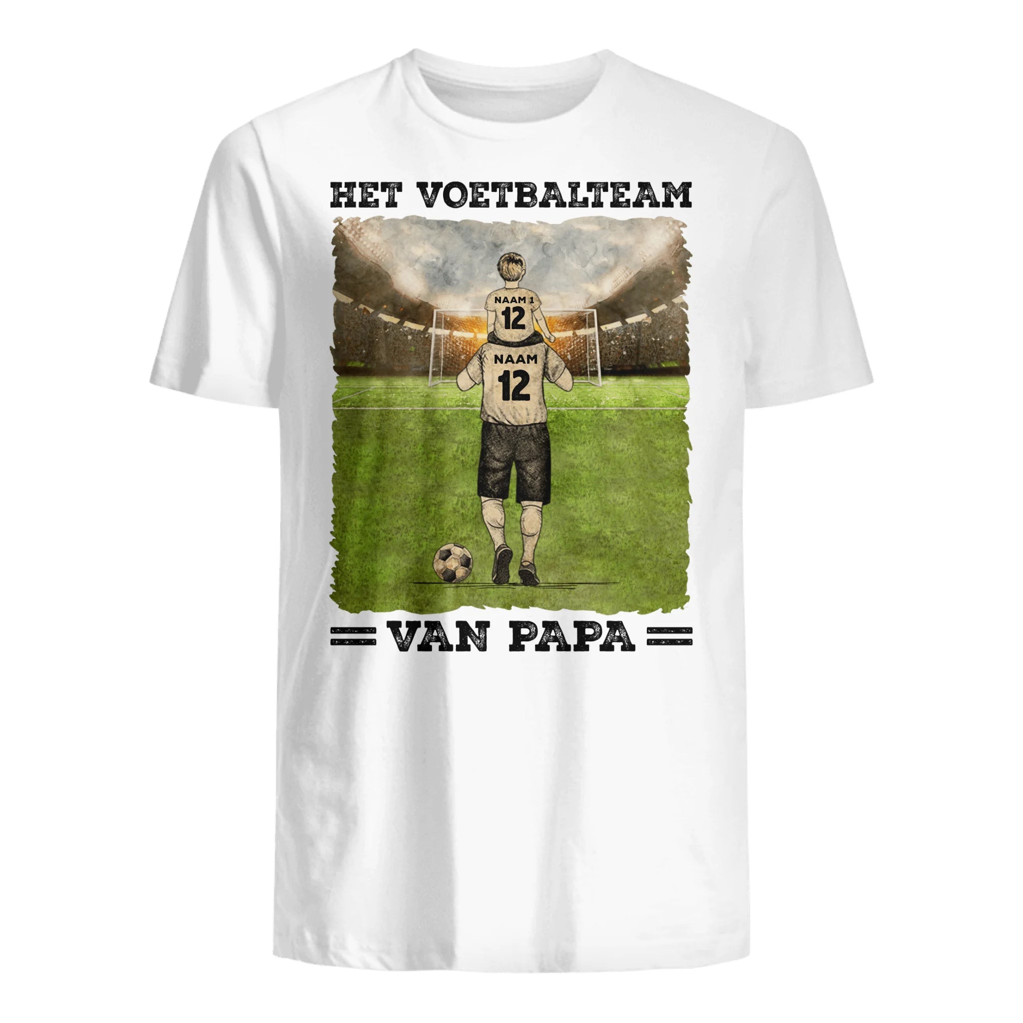 Het Voetbalteam van Papa Sweatshirt | Gepersonaliseerd Sweatshirt voor Papa
