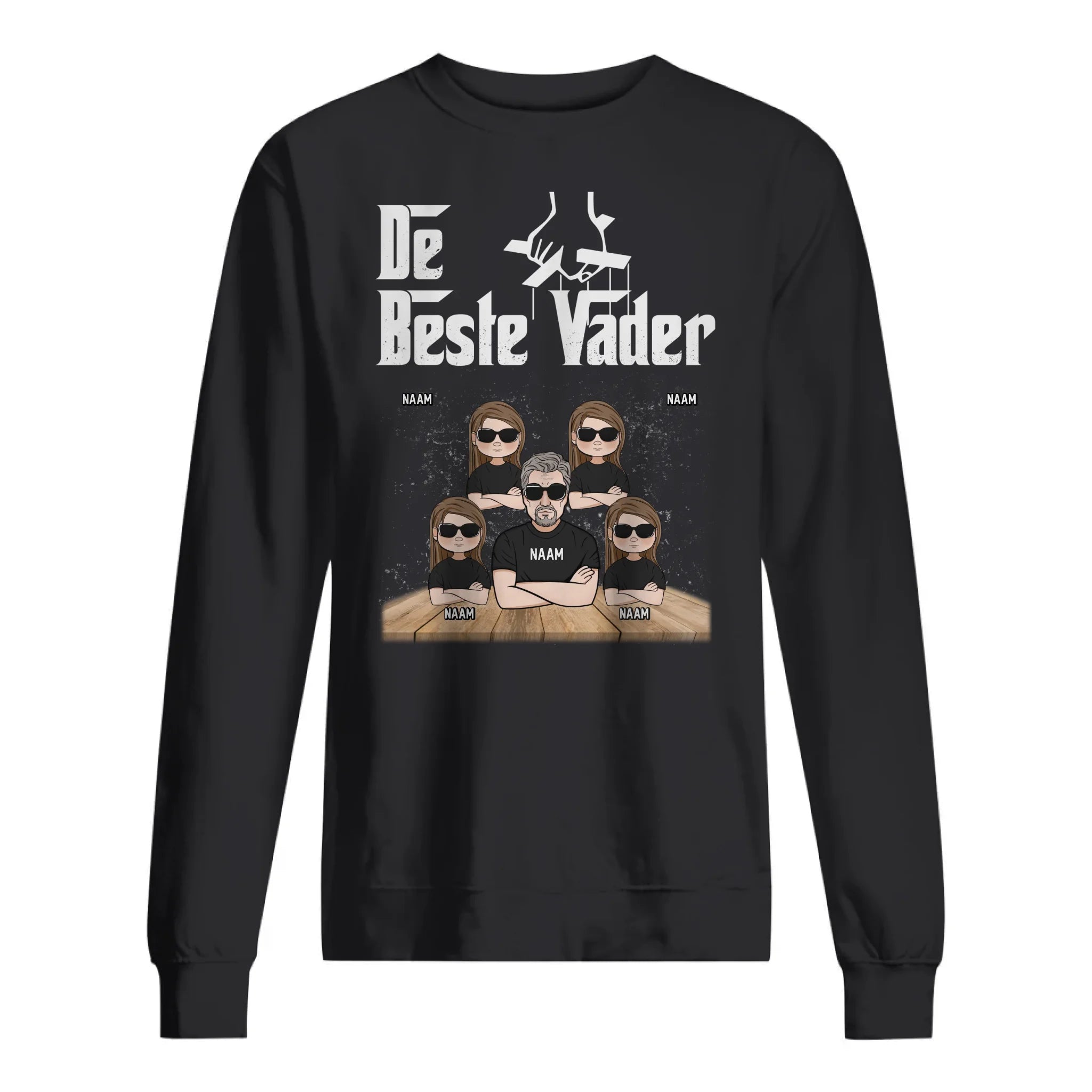 De beste Vader Sweatshirt | Gepersonaliseerd Sweatshirt voor Papa