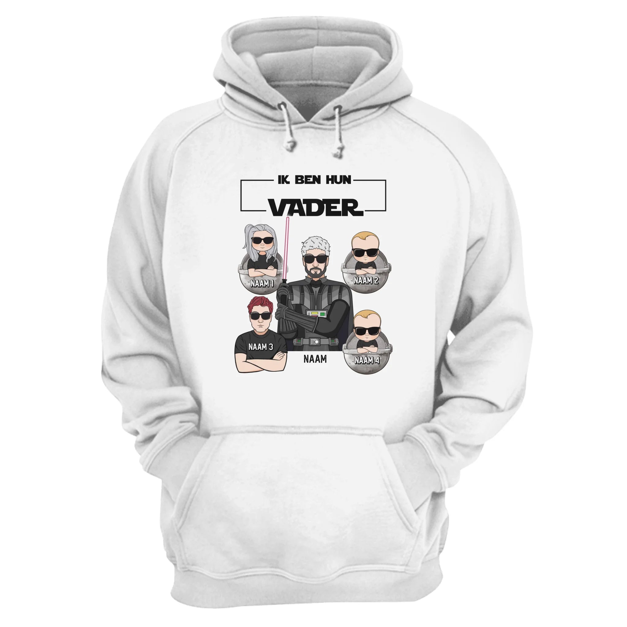 Ik ben hun Vader Sweatshirt | Gepersonaliseerd Sweatshirt voor Papa
