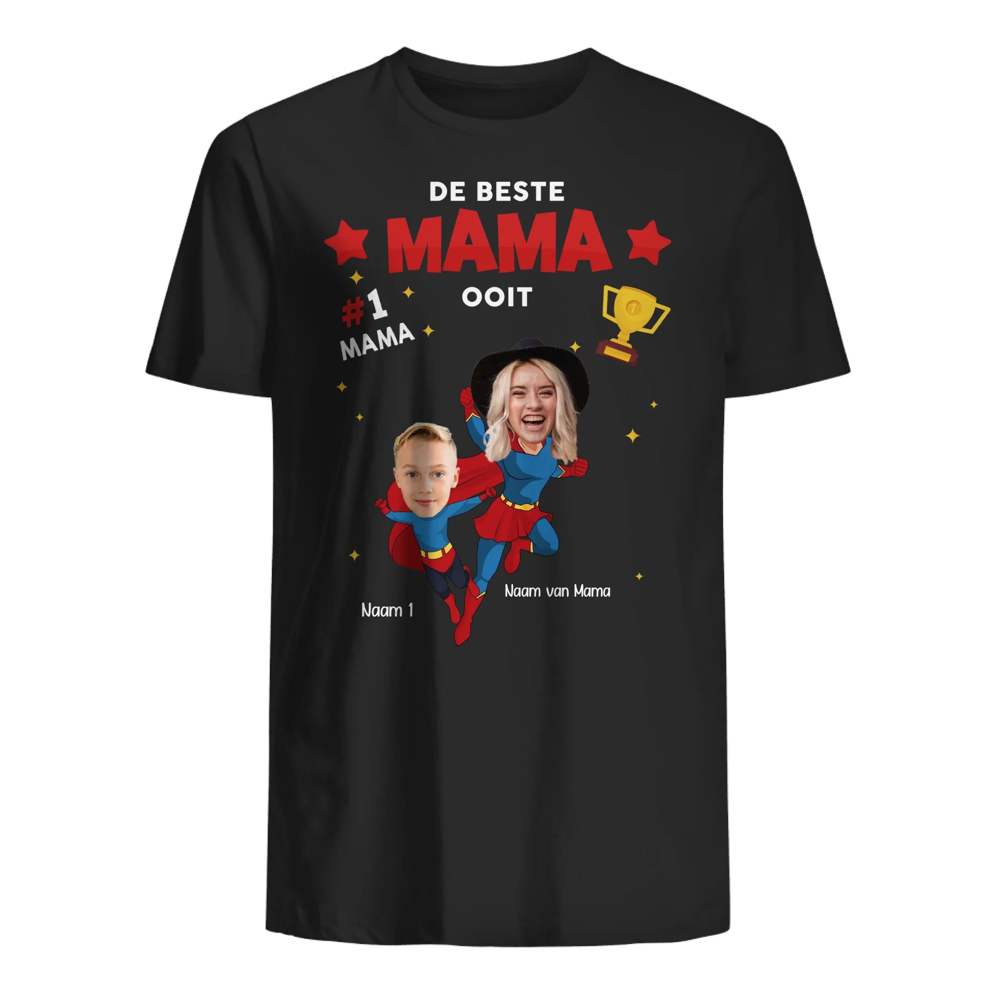 De beste Mama ooit - T-shirt met Foto op maat