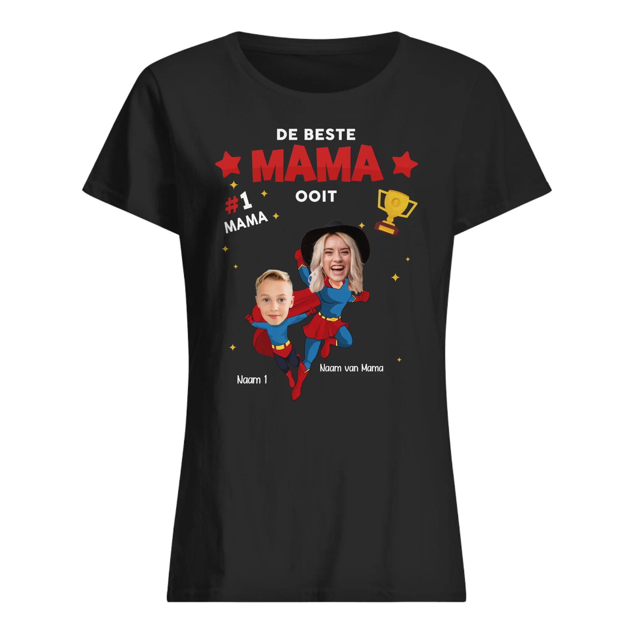 De beste Mama ooit - T-shirt met Foto op maat