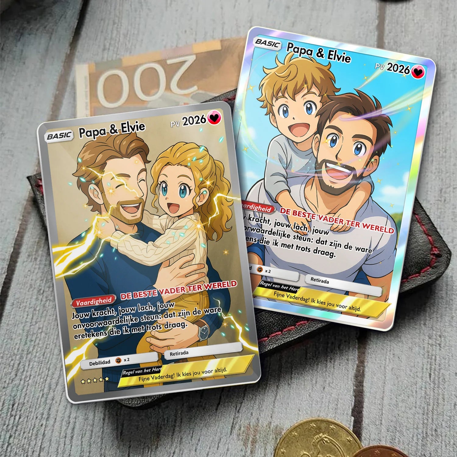 Pokelove Basic Card - Aangepaste Foto Acryl Kaart