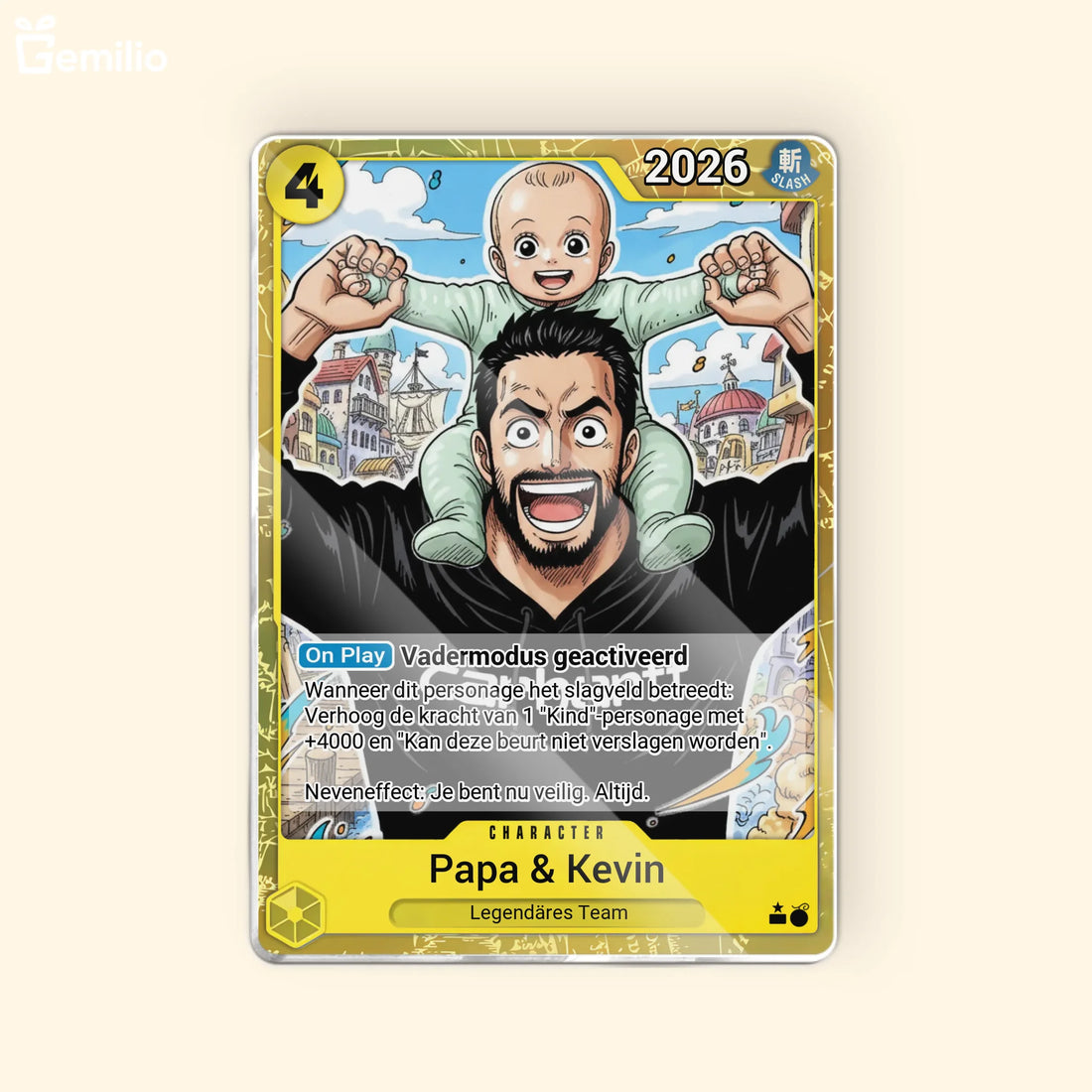 Acrylic card mockup base