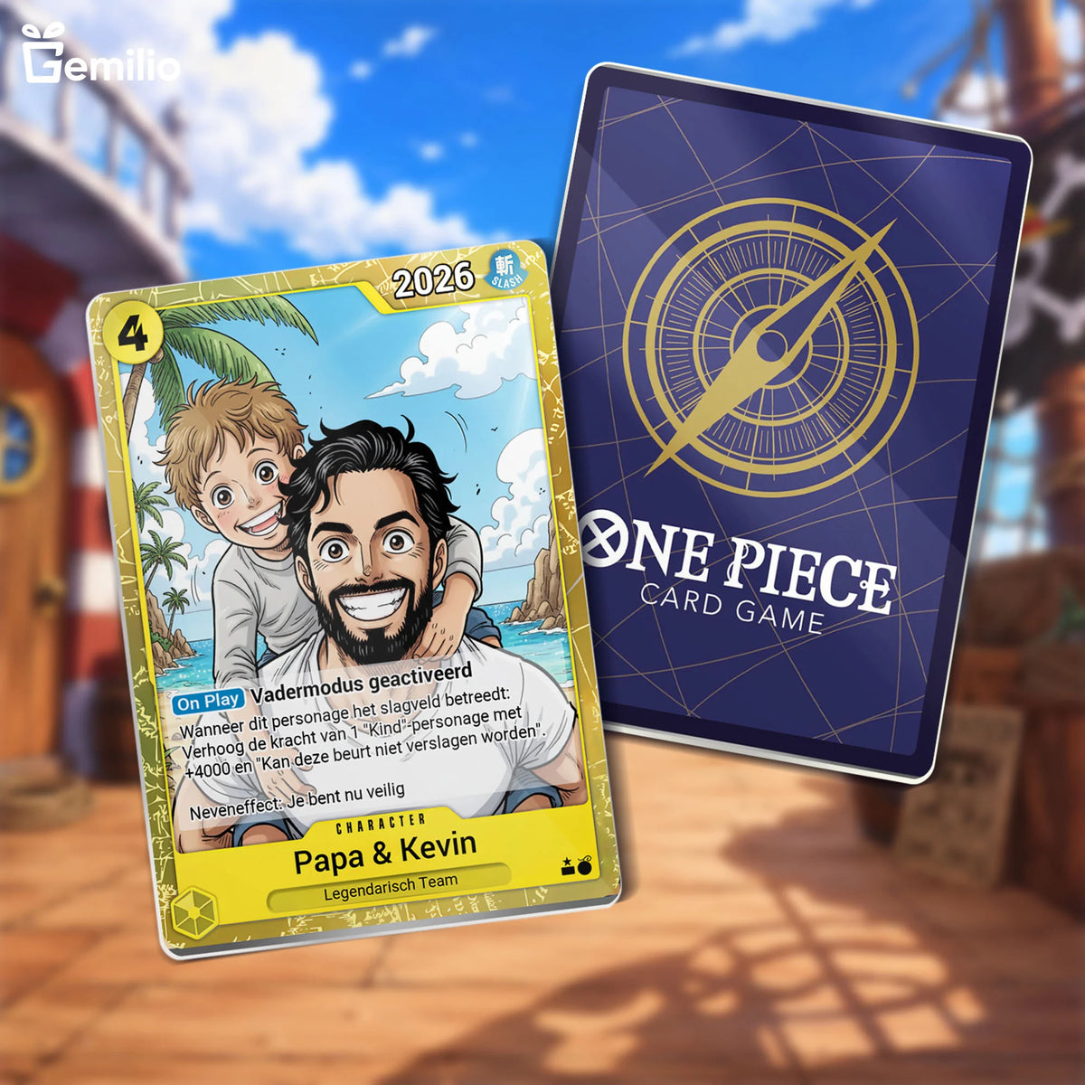 TCG-Charakterkarte - Anime-Stil - Personalisierte Foto-Acrylkarte