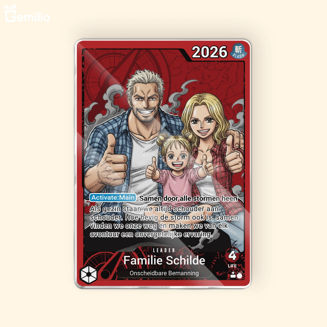 Acrylic card mockup base