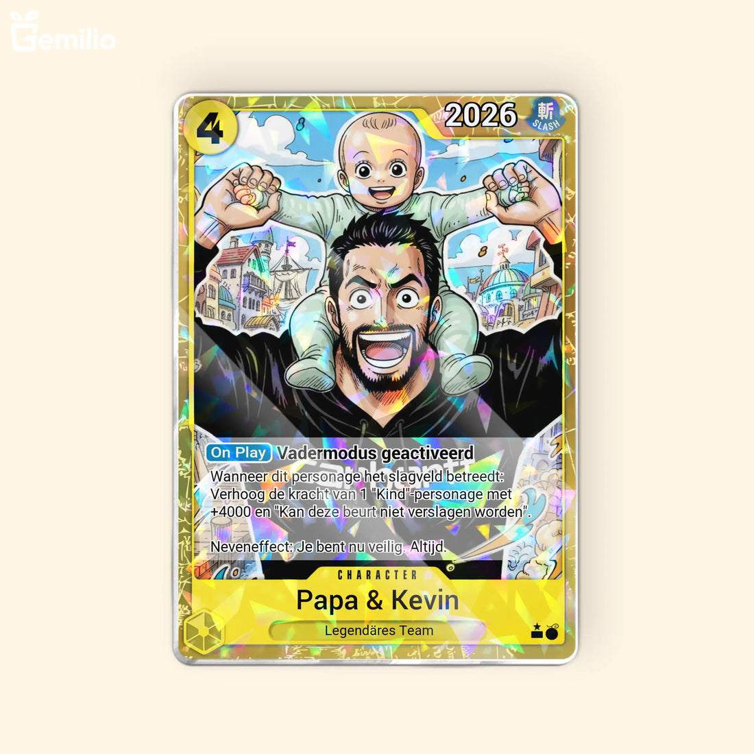 Acrylic card mockup base