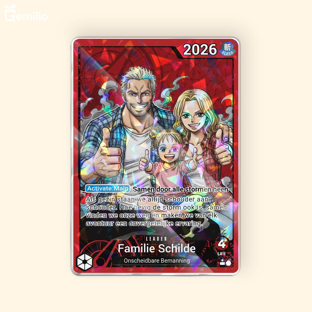 Acrylic card mockup base