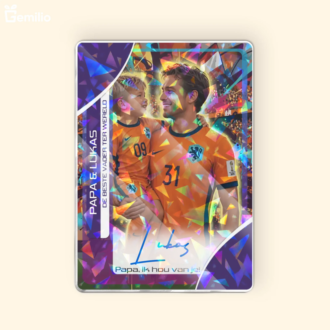 Acrylic card mockup base