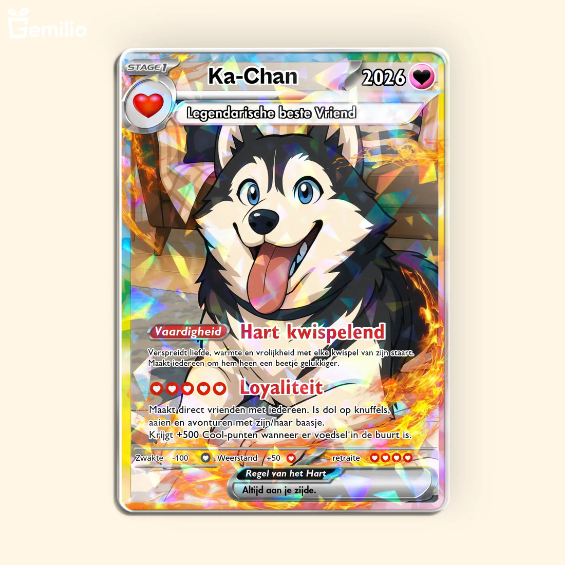 Acrylic card mockup TIB